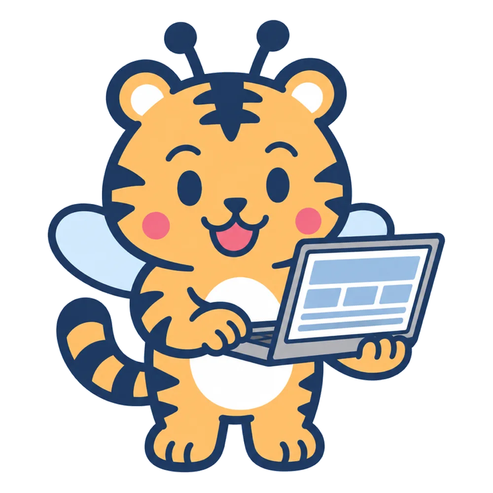 ホームページを自分たちで更新している様子のイラスト